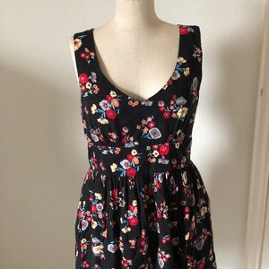 Multicolored floral dress